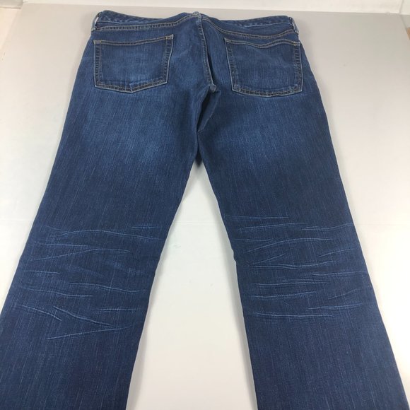 Bonobos Jeans Men's 35 x 33* Slim Straight Leg Blue Fade Stretch White Oak Denim - Picture 9 of 16